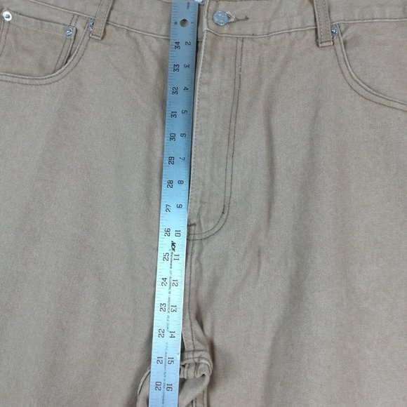 Member's Property‎ Mens Jeans Straight Leg Tan Denim Relaxed Fit High Rise 44x32 - Picture 6 of 13